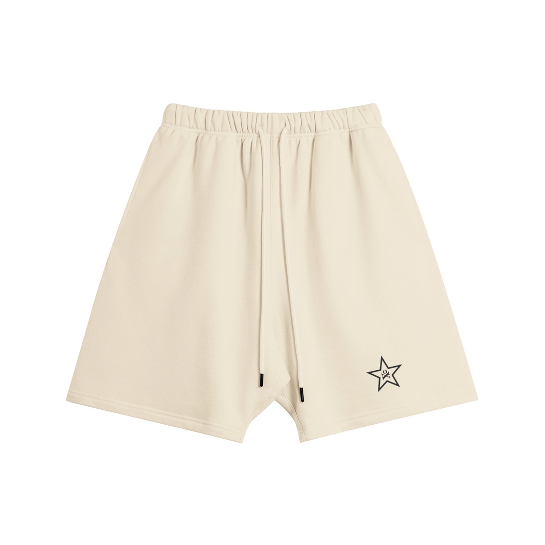 THE LIL BLACK STAR FLEECE LINED SWEATSHORT