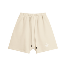 Load image into Gallery viewer, THE LIL WHITE STAR FLEECE LINED SWEATSHORT
