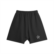 Load image into Gallery viewer, THE LIL WHITE STAR FLEECE LINED SWEATSHORT
